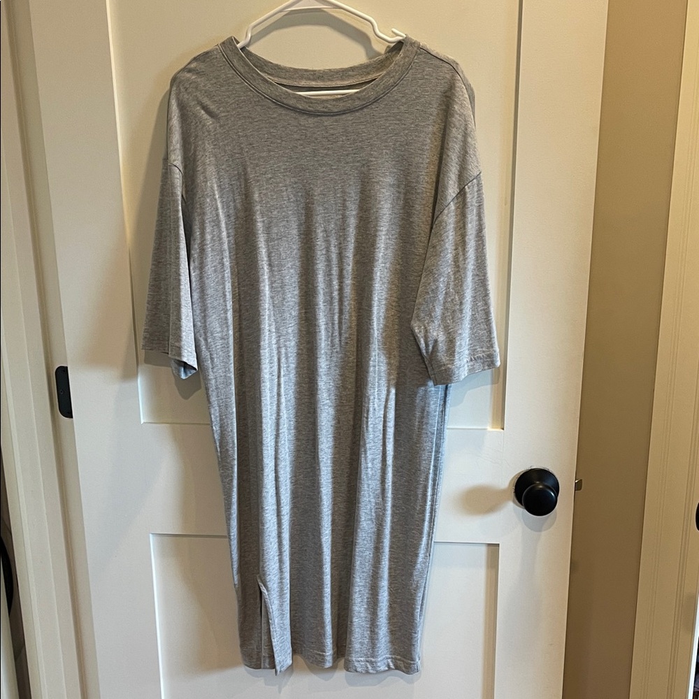Treasure & Bond Gray Midi Dress